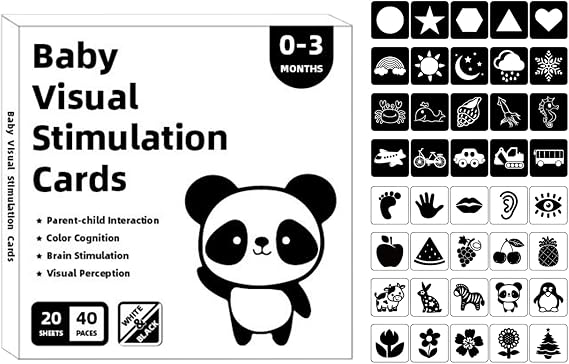 Visual Cards for Kids Educational, Visual Stimulation, Sensory