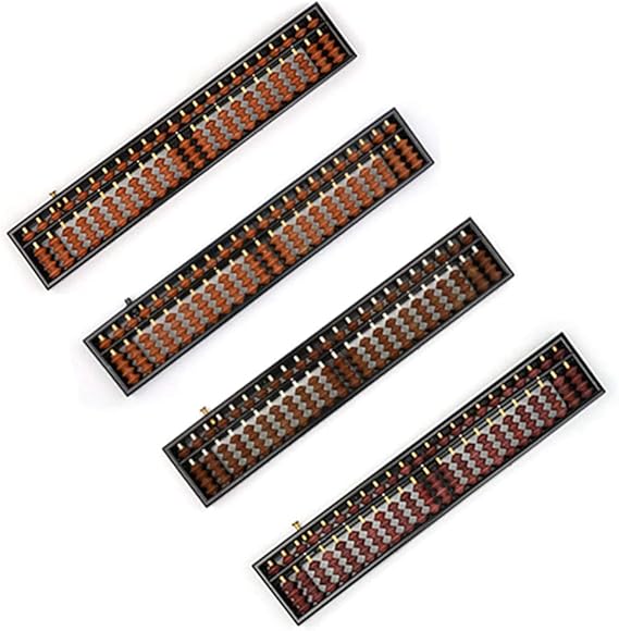 Portable Chinese 23 Digits Column Abacus Soroban Calculating Counting Stretchable Pointer