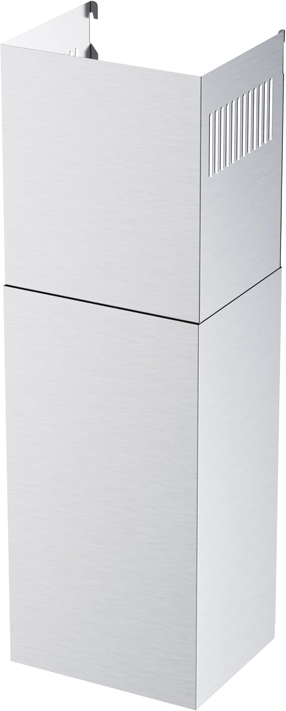 Range Hood Extension Chimney FGS-TD24S-ZST, Stainless Steel Wall Mount Chimney Extension for FIREGAS Range Hood FGS-USD24Y75AC and FGS-USD24Y75CC