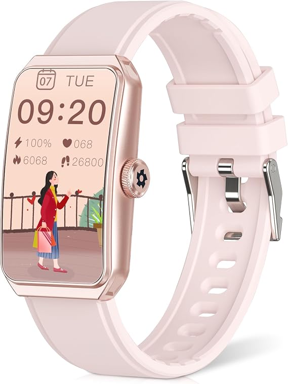 Fitness Tracker with 24/7 Heart Rate, Blood Oxygen, Sleep Tracker, Waterproof Fitness Watch, Activity Tracker with Step Tracker for Women Men
