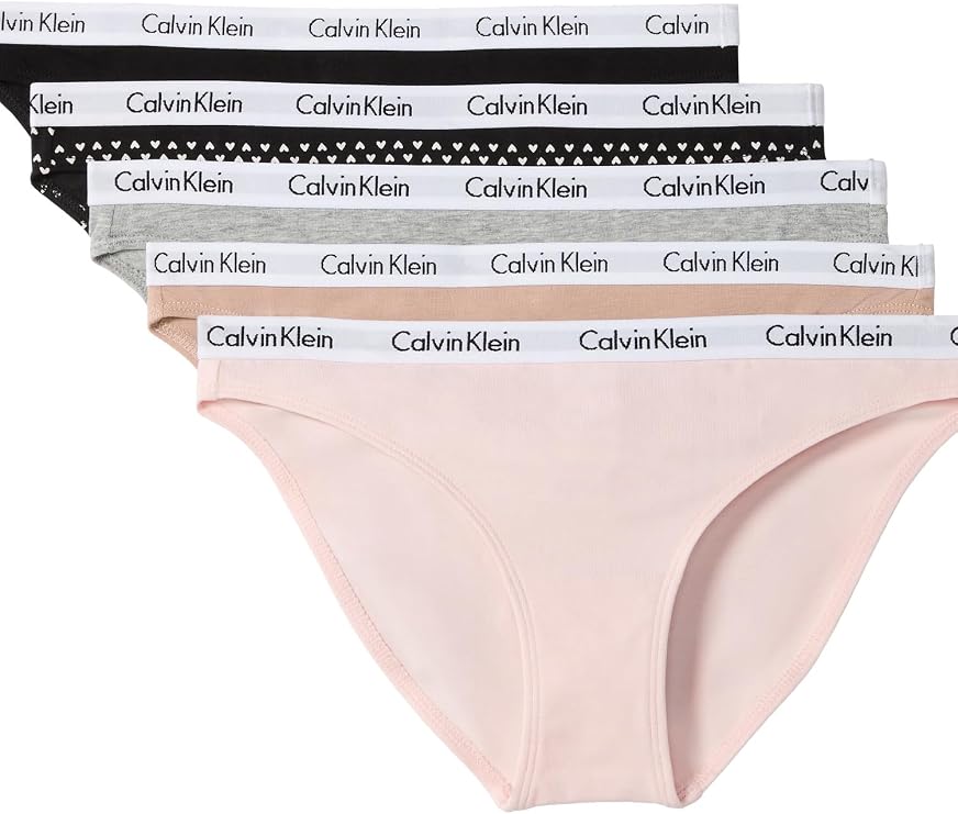 Calvin Klein Women's 5 Pack Carousel Bikini Panty