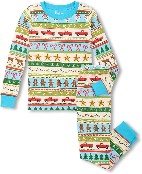 Hatley Boys' Cotton Pajamas Set (Toddler/Little Kid/Big Kid)