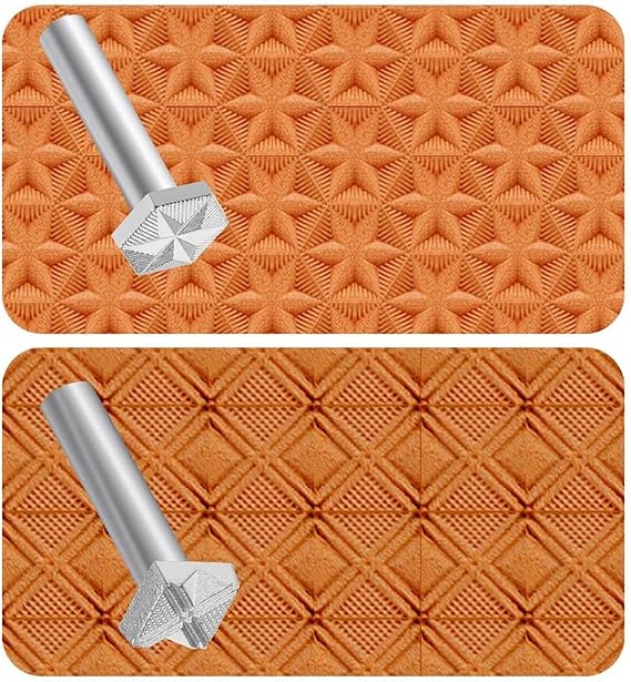 Leather Stamps 2 Pieces Professional Leather Border Stamping Tools for Leather Craft Working
