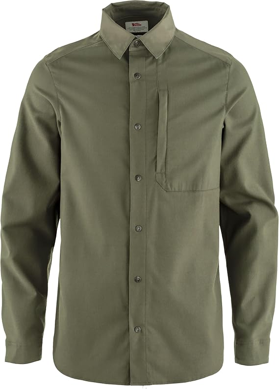 Fjallraven Keb Men's Long Sleeve Trekking Shirt - Lightweight, Breathable, Comfortable Fabric - Hiking, Travel