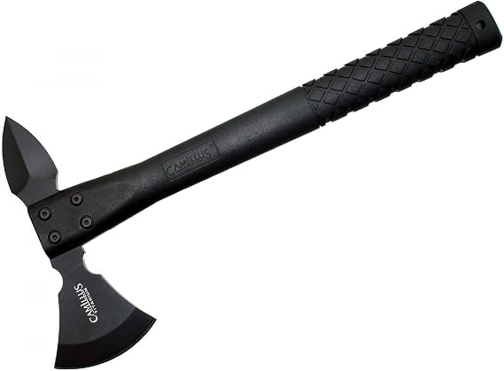 Camillus Ravenous, 13.5-inch Tomahawk with Sheath, Black