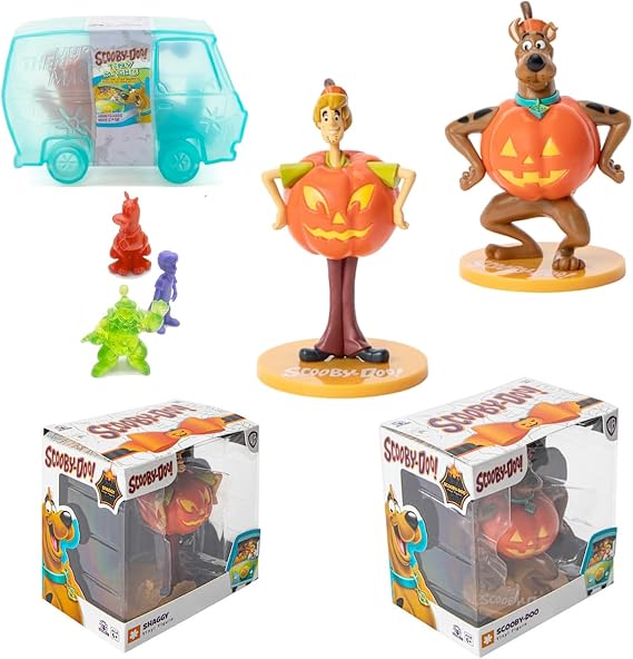 Scooby-Doo! Looney Scoob Mini Figure Cartoon Bundled with Tunes Character Pal Shaggy x Pack Monster Zoinks Mighty Characters