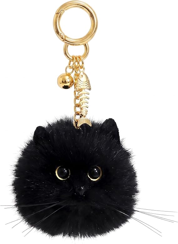 Cute Cat Plush Keychain - Cat Lover Gifts For Women