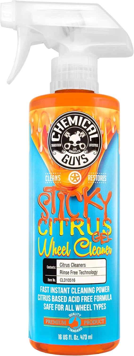 Chemical Guys Sticky Citrus Wheel Cleaner Gel, 16 fl oz
