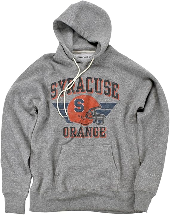 Campus Lab Collegiate Classic Football Helmet Unisex Adult Slim Fit Pullover Hoodie Collection