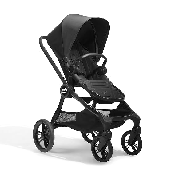 Baby Jogger City Sights Stroller - Convertible Stroller with Compact Fold Rich Black