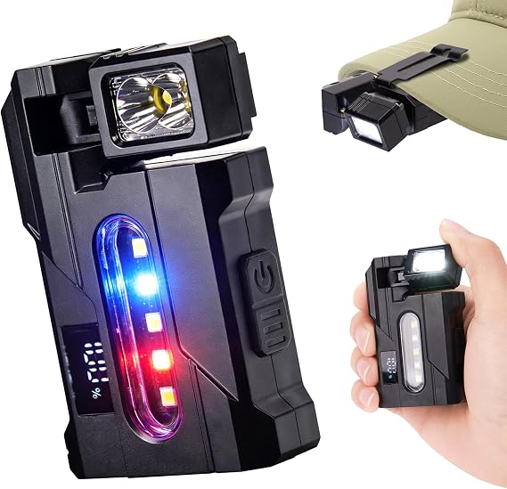 G5 EDC Flashlight Rechargeable,400 Lumens Dual Light Super Bright Mini EDC Flashight,1200mAh Portable Magnetic & Clip On Flat Pocket Flashlights,Keychain Flashlight for Outdoor Home Emergencies