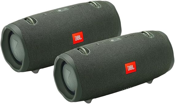 JBL Xtreme 2 Portable Wireless Bluetooth Speakers - Pair (Green)