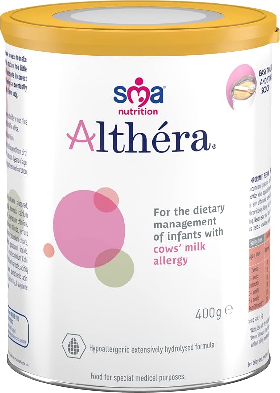 SMA Nutrition Althéra Hypoallergenic Infant Formula – Special Dietary Powder for Cow's Milk Allergy (CMA) 400g