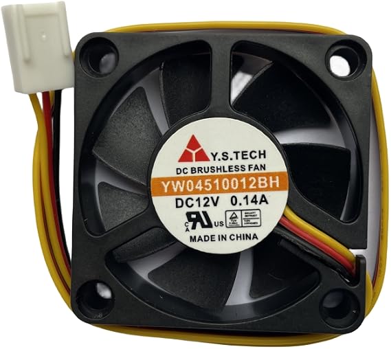 New 4.5cm 45 * 45 * 10 YW04510012BH YW04510012LM DC12V 0.14A 3 Wires Fan