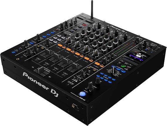 Pioneer DJ DJM-A9 Professional 4-Channel DJ Mixer, Audio Interface for Recording & Performance, Quality Mixer Studio Equipment