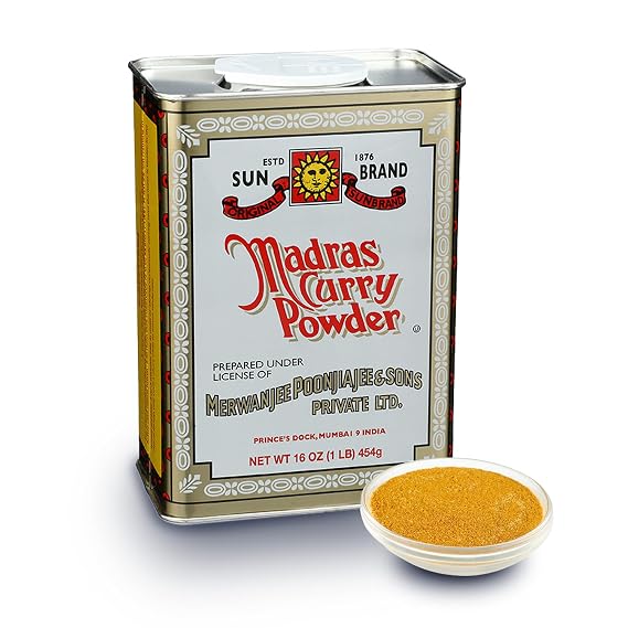 Sun Brand Madras Curry Powder | Traditional Indian Taste |1LB (1 Pack) | Imported from Mumbai, India | Quality Curry since 1876