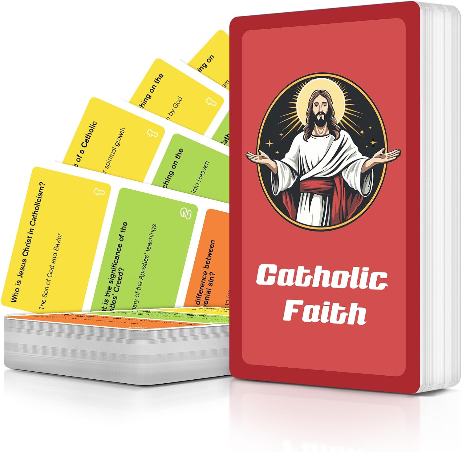 Catholic Bible Trivia Game Cards, Catholic Faith Game for Everyone, Bible Study, Dinnertime Game, Catholic Gift