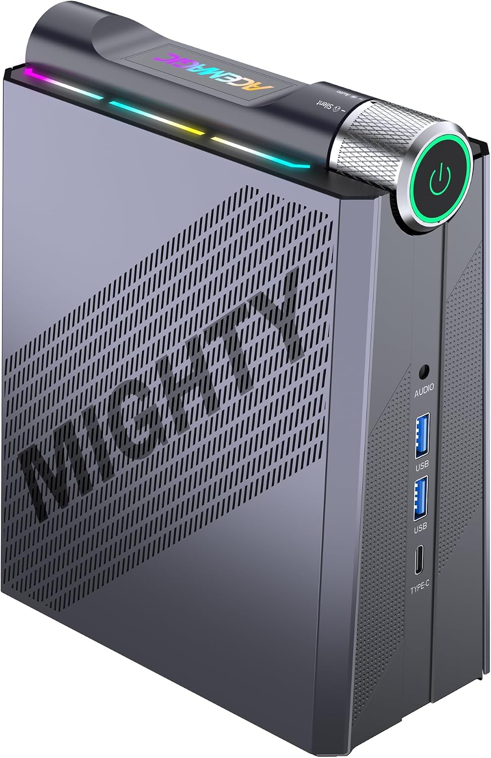 ACEMAGIC [Mini Gaming PC, Core i9-11900H up to 4.9GHz,Mini Computer Tower PC Dual Channel 32GB DDR4 1TB NVMe SSD, Support 3 Mode PERF Switch Desktop Computer 4K Triple Display,WiFi 6,BT 5.2