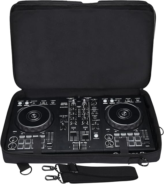 Portable Sofe Case Shoulder Bag Backpack for Pioneer DJ DDJ-FLX4/DDJ-400 DJ/DDJSB3,for Roland DJ-202,for Hercules Inpulse 300,for Native Instruments TRAKTOR Kontrol S2 DJ Controller and More