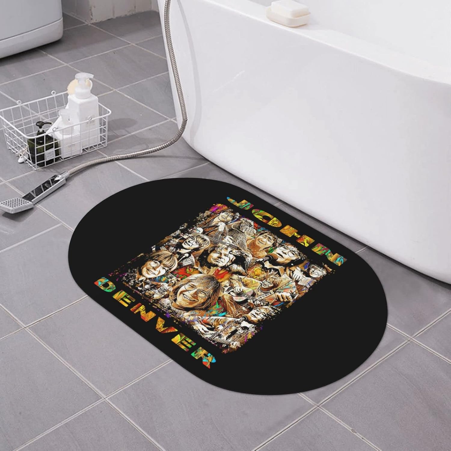 John Design Theme Denver Carpet Mat Bathroom Mat Anti-Slip Shower Mat Bathroom Decor Home Multifunctional Set Door Mat
