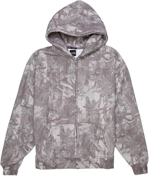 Rsq Mens Oversized Zip-Up Hoodie