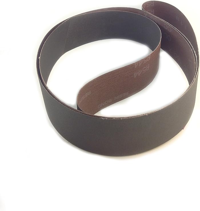 Sungold Abrasives 67673 80 Grit Edge Sanding Belts Aluminum Oxide X-Weight Cloth (2 Pack), 6 x 108"