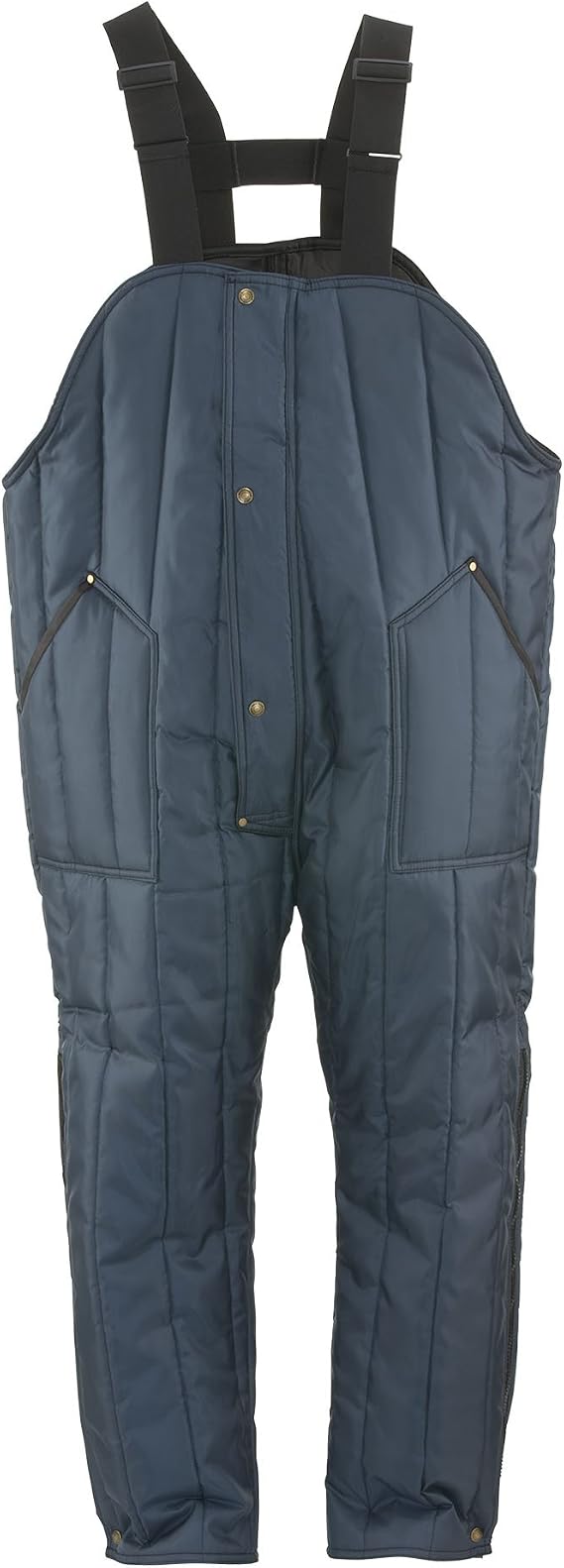 RefrigiWear Men's Econo-Tuff High Bib Overalls for Cold-Weather Work | Insulated,15F Comfort Rating, Above-Knee Leg Zippers, 2 Large Front Pockets, 200 Denier Polyester Shell