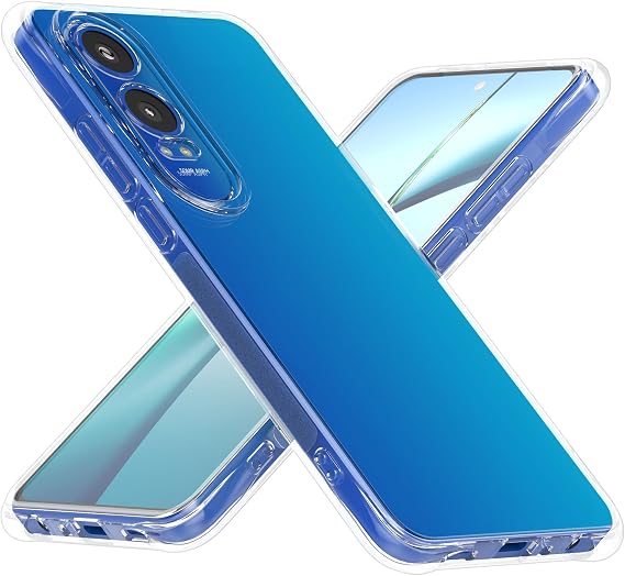 Cresee Case for OnePlus Nord CE 4 Lite 5G, Clear Phone Case with Reinforced Corner Protection Bumper Slim Fit Shockproof Flexible TPU Case for Nord CE 4 Lite, Transparent