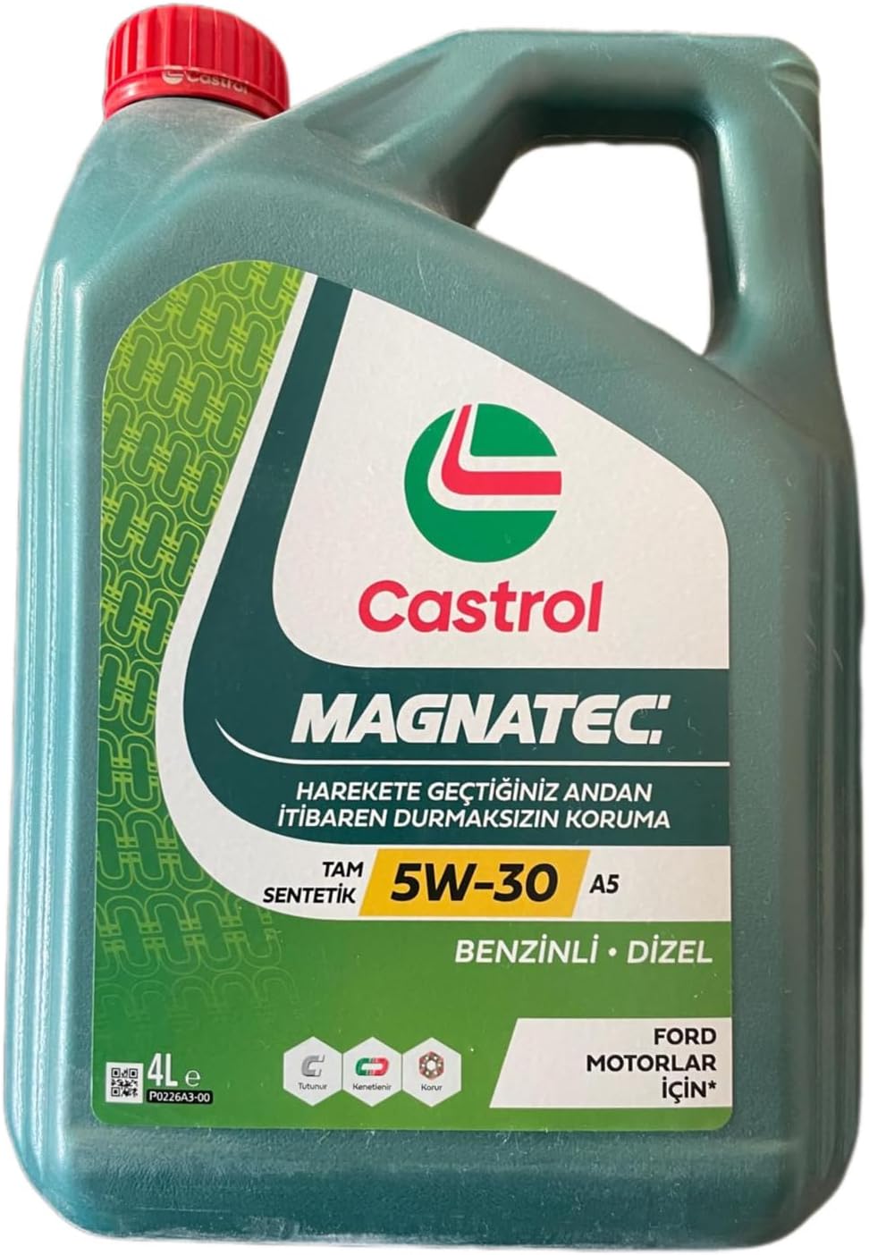 Castrol Magnatec Stop-Start 5W30 A5 4 Lt Tam Sentetik Motor Yağı