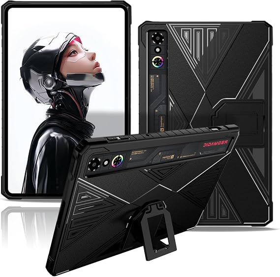 Case for REDMAGIC Astra Gaming Tablet 9.06inch,NOUKAJU Tablet Protective Case,Drop-Resistant,Anti-Scratch,Folding Stand,Protective Cover for REDMAGIC 3 Pro(Black)