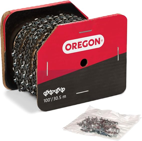 Oregon Chainsaw Chain, 3/8" Pitch, .050" Gauge, 100-Foot Reel