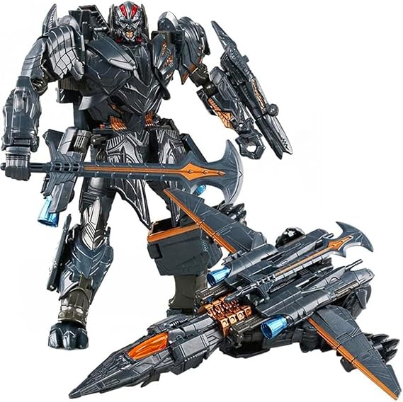 SkateIN Deformation Robots Toys, Anime Action Figures 2 Forms Action Figure Movie Fans Anime Collectible Deformation Car Model Robot Toys for Boys & Girls Kids Age 6+