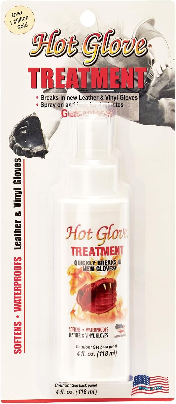 Hot Glove Heat Treatment Instant Glove Break-In for Baseball and Softball Gloves - the Original Hot Glove