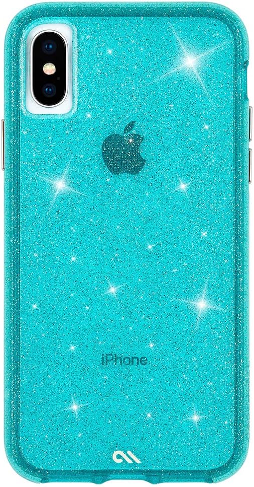 Case-Mate - iPhone XS Case - SHEER CRYSTAL - iPhone 5.8 - Crystal Teal