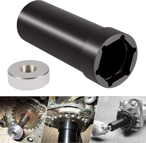 Mainshaft Sprocket Wrench for 1936-2006 Harley-Davidson Big Twins Engine & Twin Cam, 1 7/8 Inch Main shaft Pulley Socket Tool
