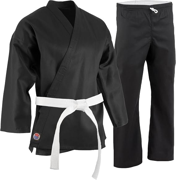 ProForce 6oz Student Karate Gi / Uniform - Black - Size 3