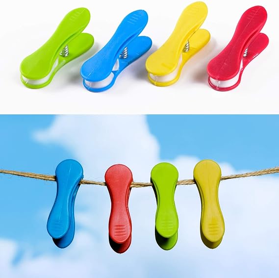 60 Pieces Clothes Pegs for Washing Line Washing Line Pegs Spring for Strong Grip,Soft Clip Non Slip Laundry Clothes Pegs, Washing Pegs Designed to Avoid Marks,UV Resistant for Indoor Outdoor (60 Pack)