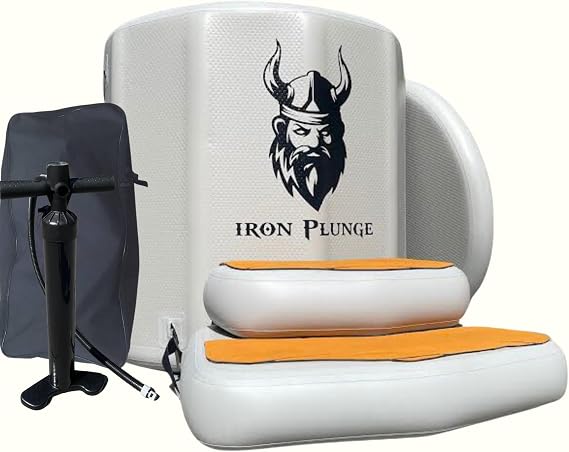 Extra Large Cold Plunge | Portable & Inflatable Cold Plunge, Durable Ice Bath & Ice Barrel for Effective Cold Water Therapy - Premium Quality & Spacious Design