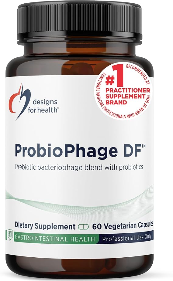 Designs for Health Probiophage DF, 60 Capsules, 60 Servings