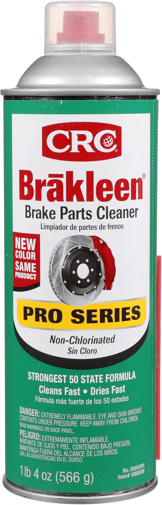 CRC Brakleen 1003663 Brake Cleaner Spray BPC Pro Series Non-Chlorinated 50 State Formula, 20 oz, [1 Pack]