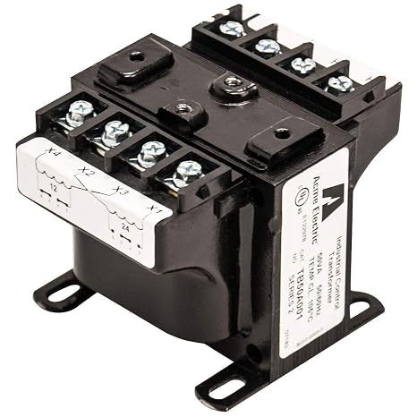 Industrial Control Transformer .300 kVA, 240 X 480 Primary Volts - 120 X 240 Secondary Volts, Factory Installed integrally Mounted 2-Pole Primary Block