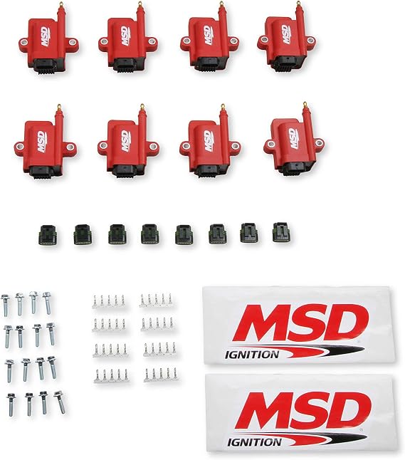 Msd Coils,Smart Coil,8Pack,Red