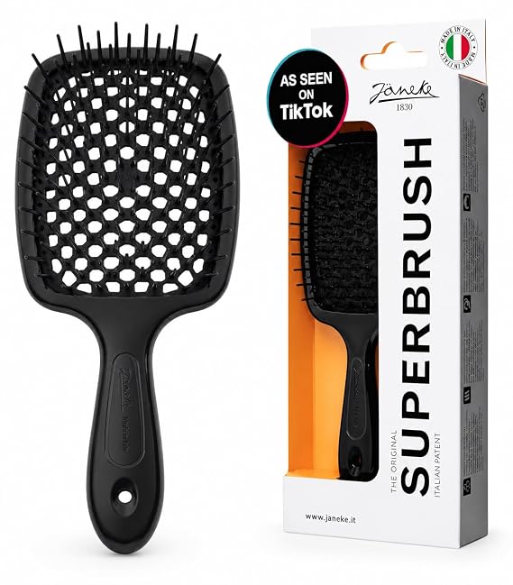 Janeke SP226 Paddle Brush Black