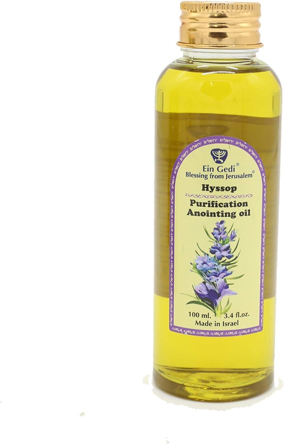 Anointing Oil 100 ml - 3.4fl oz.From Holyland Jerusalem (100ml) (Hyssop)