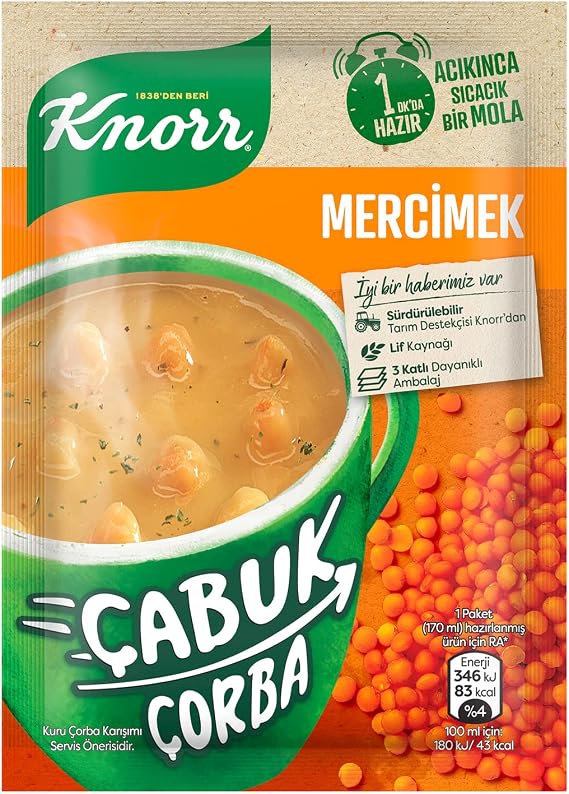 Knorr Quick Soup Lentils 22 g