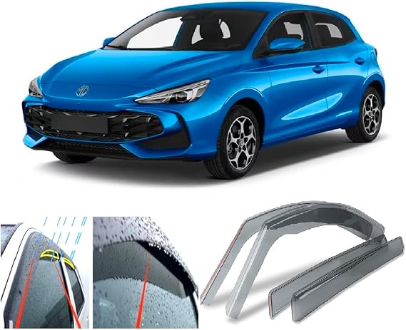 4x Wind Deflectors for MG MG3 2024 2025 2026 2027 Weather Shields/Sun Visors/Rain Guards