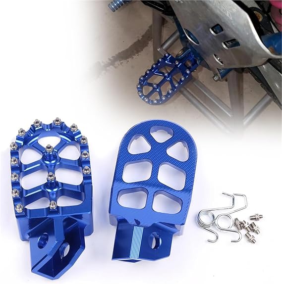 Motorcycle FootRest Footpegs Foot Pegs Pedal For YAMAHA TTR 90 110 125 250 TTR250 YZ80 YZ125 YZ250 YZ WR 200 500 Accessories