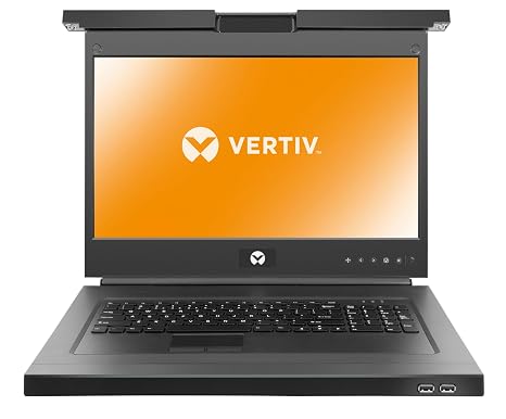 Vertiv Avocent LRA, Local Rack Access, 1U, Rack Mount Console, 8-Port KVM Console, 8 Cables (LRA185KMM8D-G01)