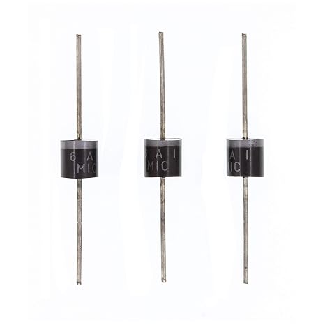 5PCS 6A1 Rectifier Diode 6A 100V R-6 Axial 6 Amp 100 Volt