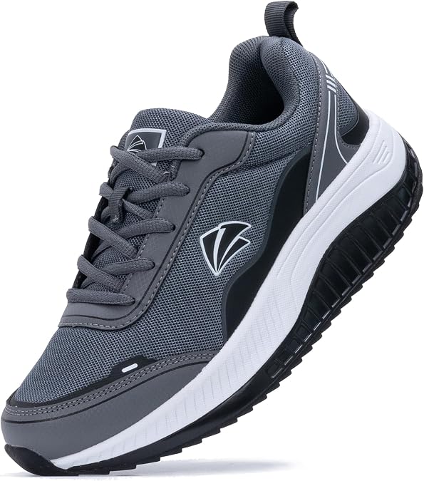 QAUPPE Women Orthotic Walking Shoes Plantar Fasciitis Arch Support Sneakers
